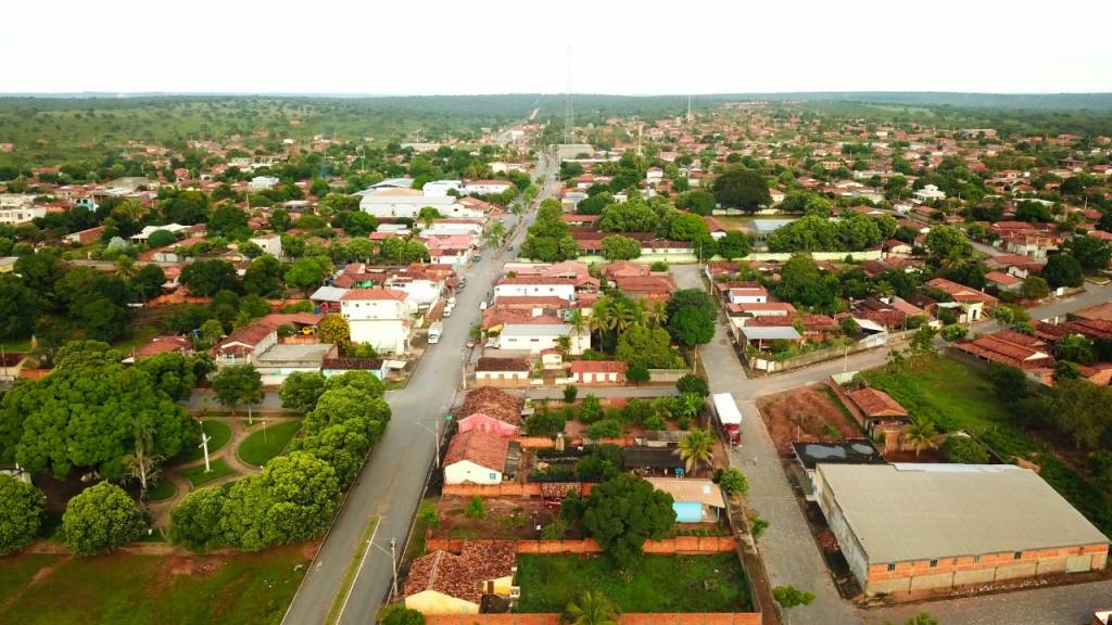 Vista da cidade de Bonito de Minas, onde 70% da população mora na zona rural