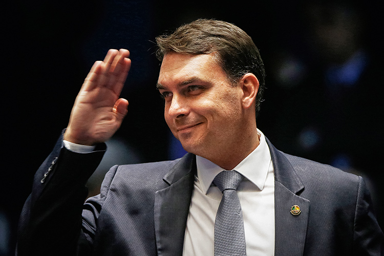 O senador Flávio Bolsonaro (Patriota-RJ)