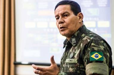 PUNIÇÃO LEVE - General Hamilton Mourão: em 2015, ainda na ativa, fez críticas pesadas ao governo de Dilma Rousseff -