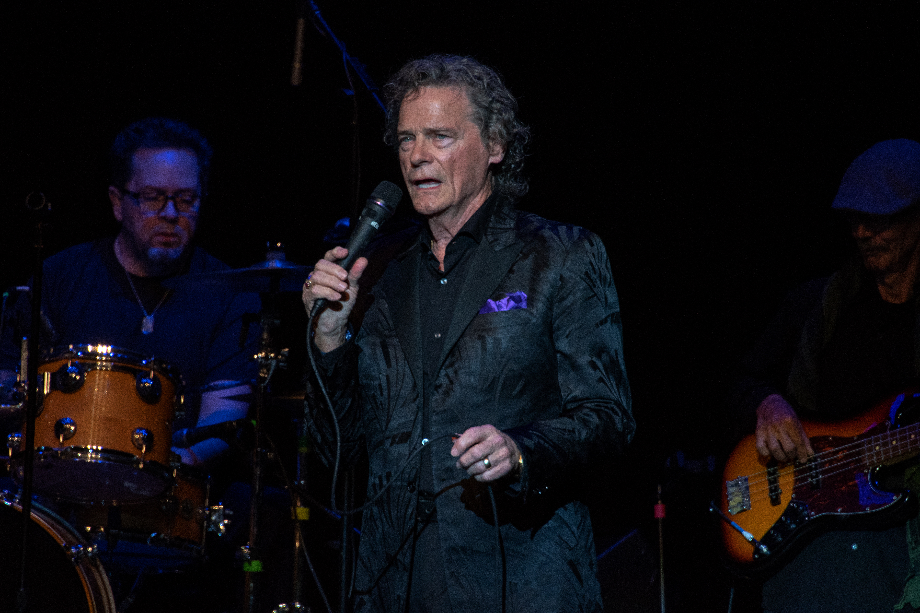 O cantor B.J. Thomas em show em 2019 nos EUA