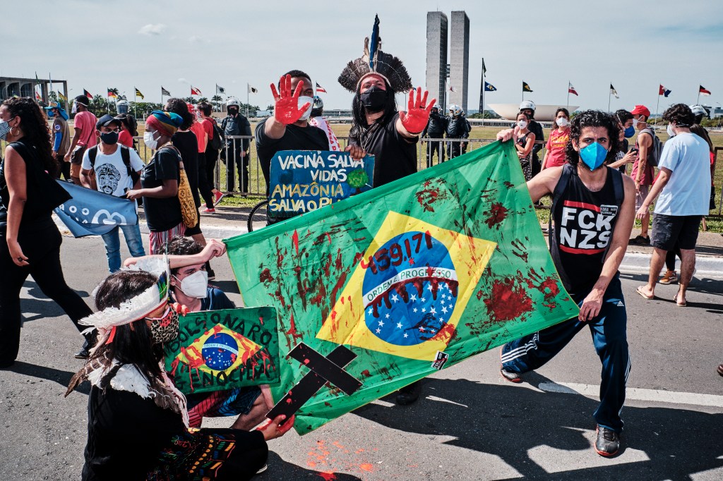 Anti-Bolsonaro Rallies As President Faces Probe For Mismanagement Of Pandemic