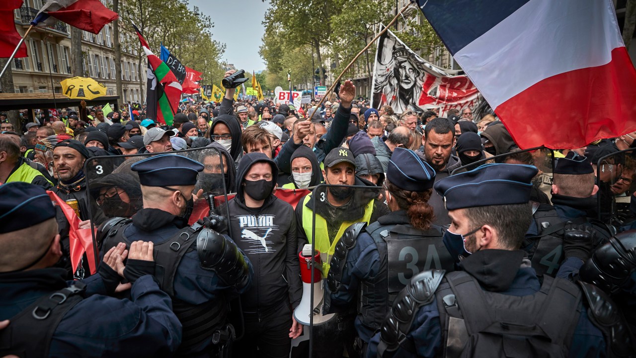 Dia do Trabalhador: protestos em Paris tiveram dezenas de presos