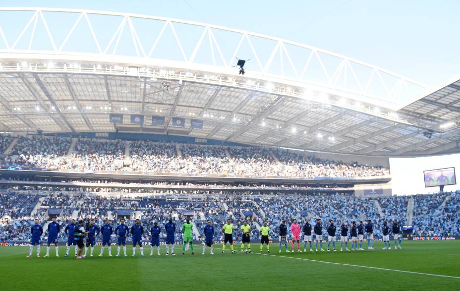 Chelsea x Manchester City na final da Liga dos Campeões no Estadio do Dragão, em Porto