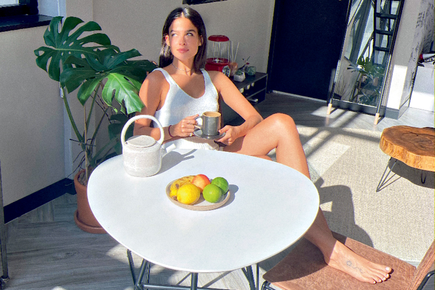 EM PAZ - A modelo Juliana Calderari: aplicativo a ajudou a se mudar rápido -
