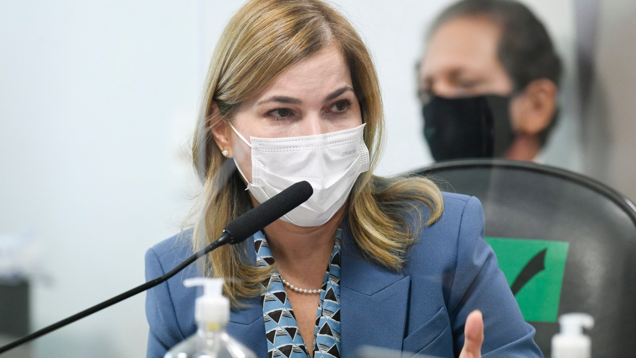Mayra Pinheiro, secretária do Ministério da Saúde, em depoimento à CPI da Pandemia, no Senado