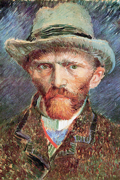 QUADRO AUTORETRATO – VINCENT VAN GOGH 1887.jpg Vincent Van Gogh (1853-1890) -