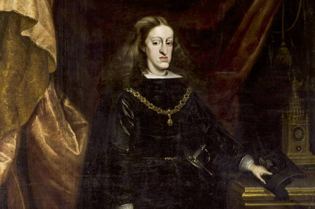 LONGE DEMAIS - Carlos II, fruto de sucessivos casamentos entre parentes: problemas para toda a vida -