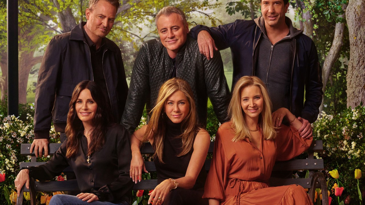 Elenco da série 'Friends' no especial 'Friends: The Reunion' -