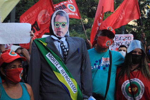 Boneco de Bolsonaro na Paulista - Boneco de Bolsonaro na Paulista -