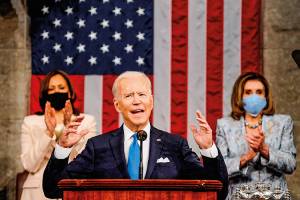 Biden addresses Congress on eve of 100th day in office