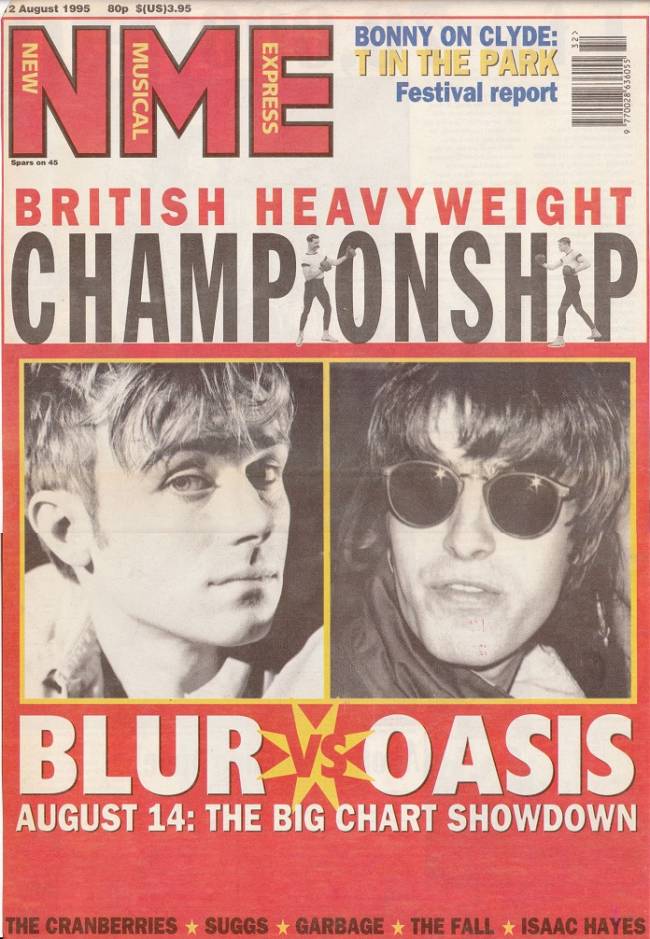 A batalha entre Blur e Oasis esquentou a Inglaterra -