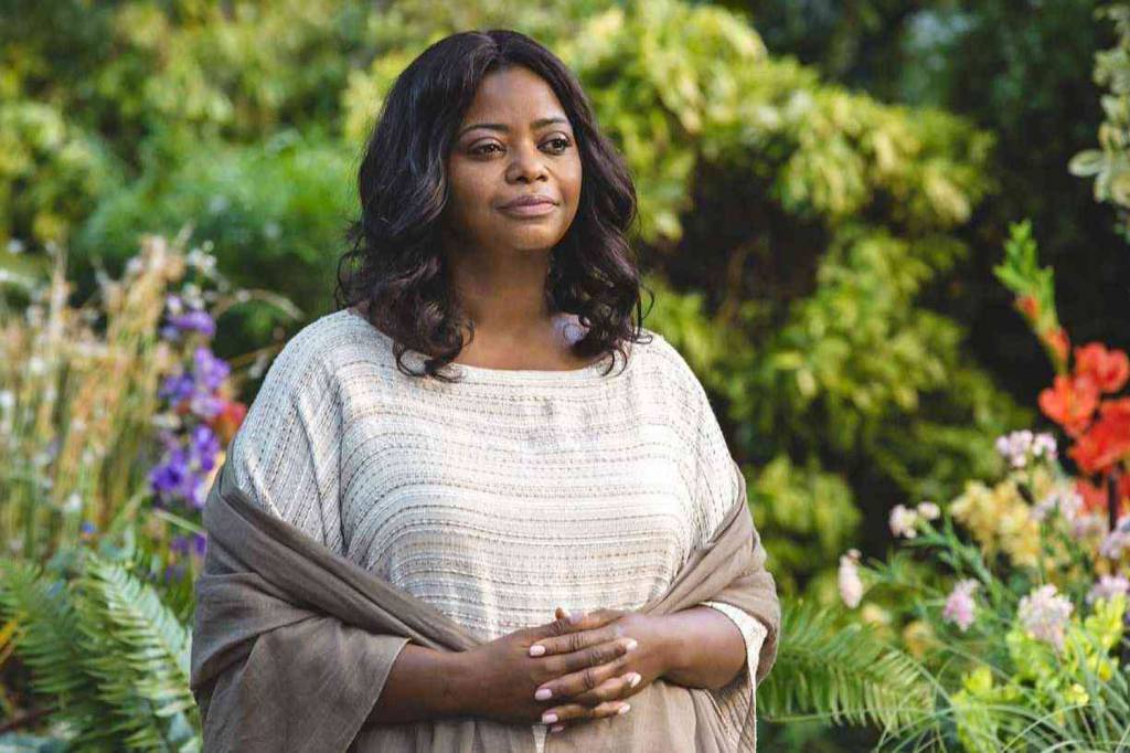 octavia spencer A atriz Octavia Spencer como Deus em 'A Cabana', de 2017.