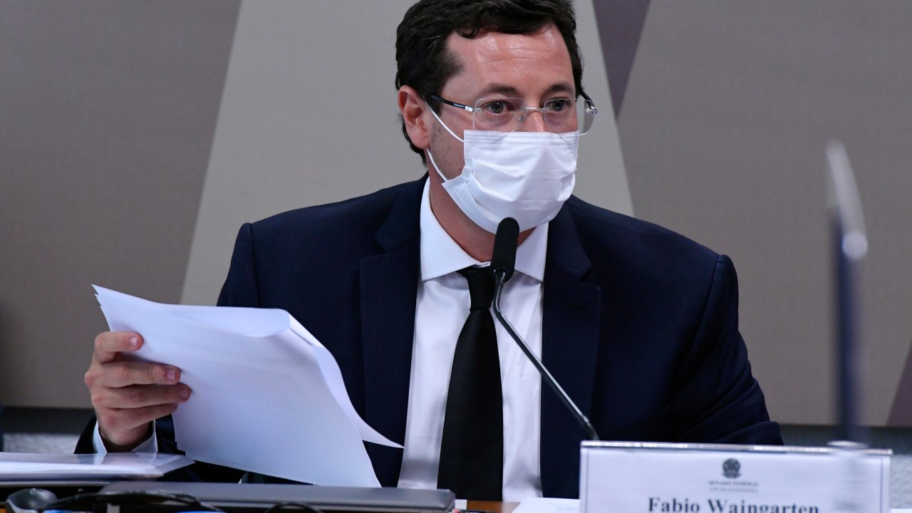 Fabio Wajngarten na CPI da Pandemia