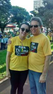 A médica Rosana Leite de Melo, nova secretária extraordinária de Enfrentamento à Covid-19, participou de protesto contra Dilma em março de 2015