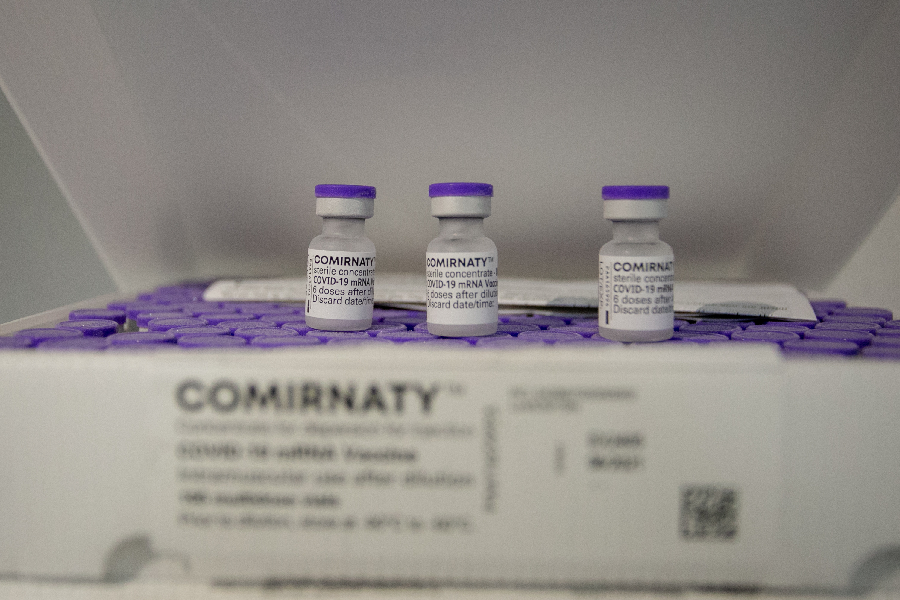Doses da vacina contra a Covid-19 produzida pela Pfizer e BioNTech distribuídas pelo Brasil - 03/05/2021 -