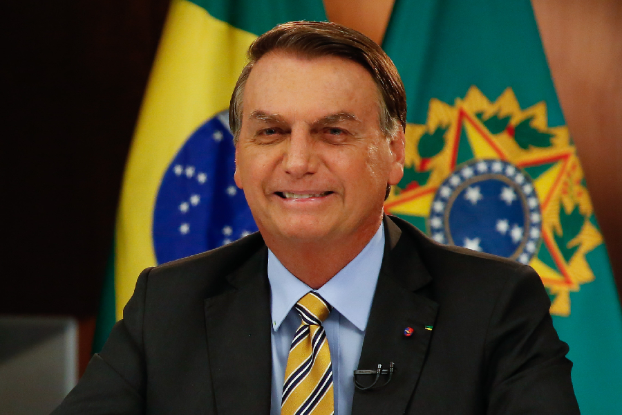 Jair Bolsonaro durante pronunciamento - 02/06/2021 -