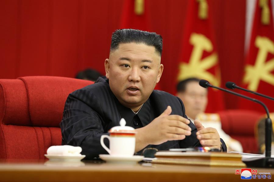 O presidente da Coreia do Norte, Kim Jong-un.
