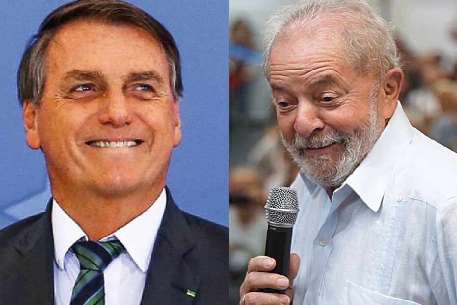 O governador de Goiás, Ronaldo Caiado (União Brasil), e o presidente Jair Bolsonaro (PL)