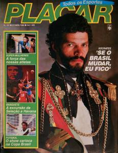 Capa da revista Placar de 27 de abril de 1984 -