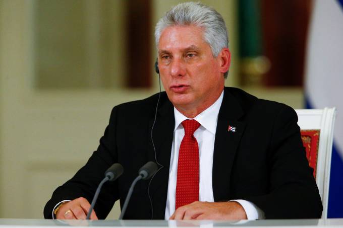 Cuban President Miguel Diaz-Canel visits Moscow