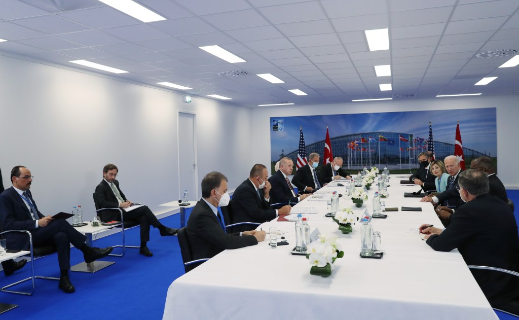 Líderes da Otan em reunião em Bruxelas - 14/06/2021