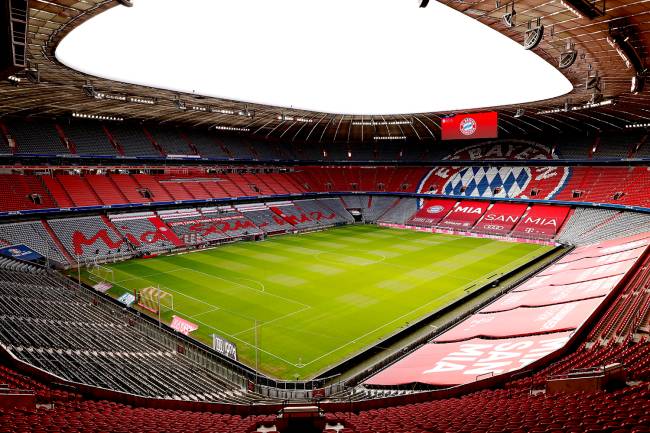 O estádio Allianz Arena, na Alemanha -