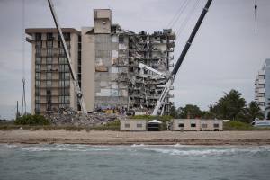 Over One Hundred Missing After Residential Building In Miami Area Partially Collapses