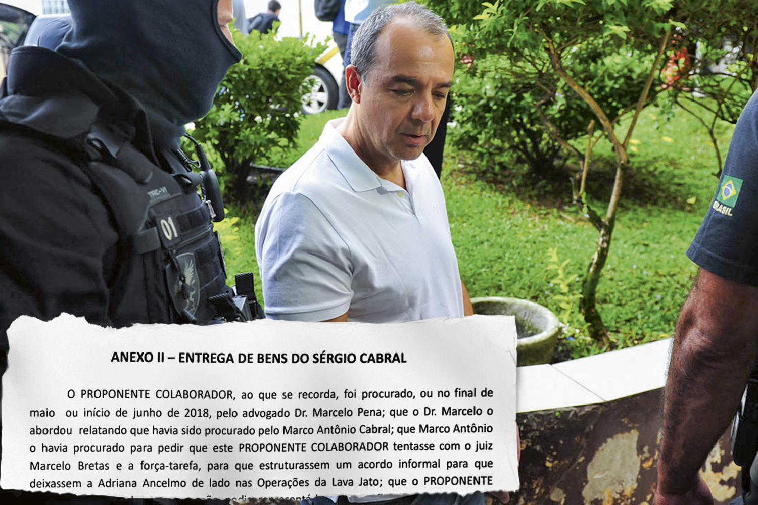 ACORDO INFORMAL - Cabral: orientado pelo juiz a escrever uma confissão de próprio punho -