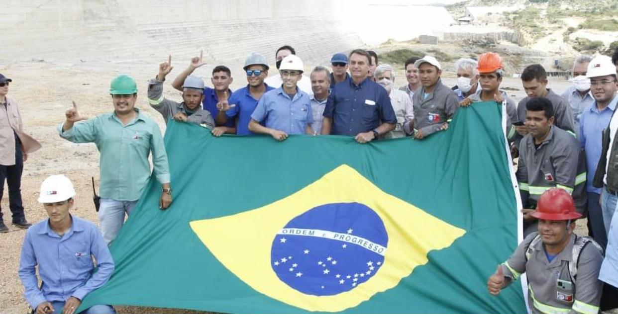 Foto com Bolsonaro