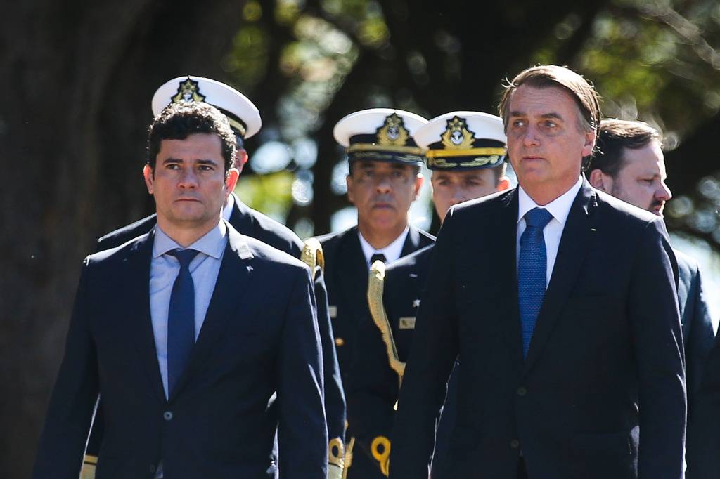 INIMIGO 1 - Com Bolsonaro: ele deixou o ministério após divergir do chefe -