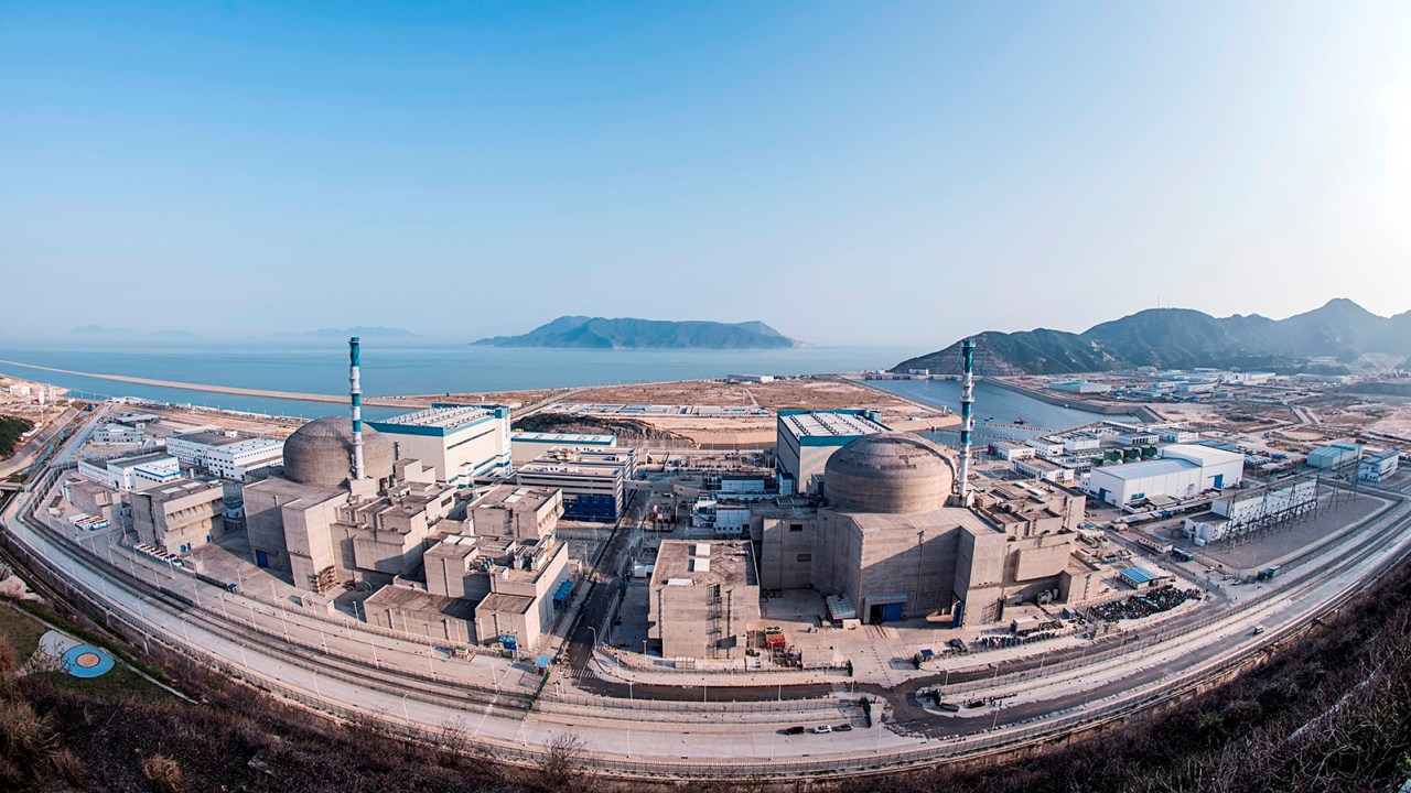 Usina nuclear de Taishan, na China
