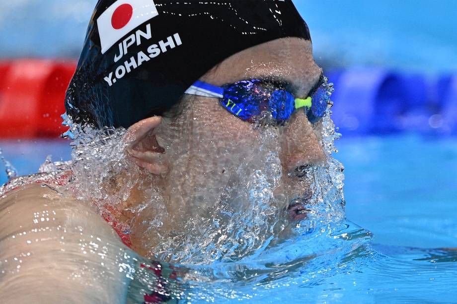 A japonesa Yui Ohashi na prova dos 200m medley -