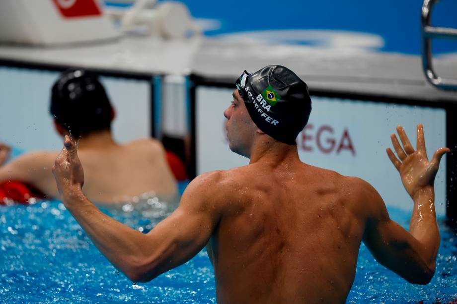 O brasileiro Fernando Sheffer durante a prova -