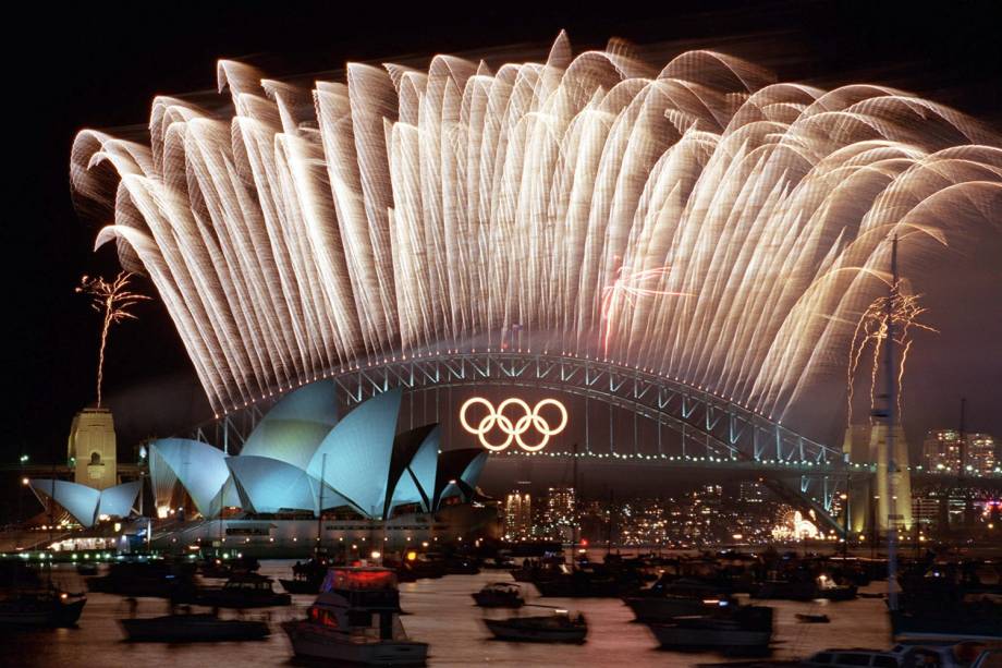 Cerimônia de Abertura dos Jogos Olímpicos de Sydney, em 2000 -