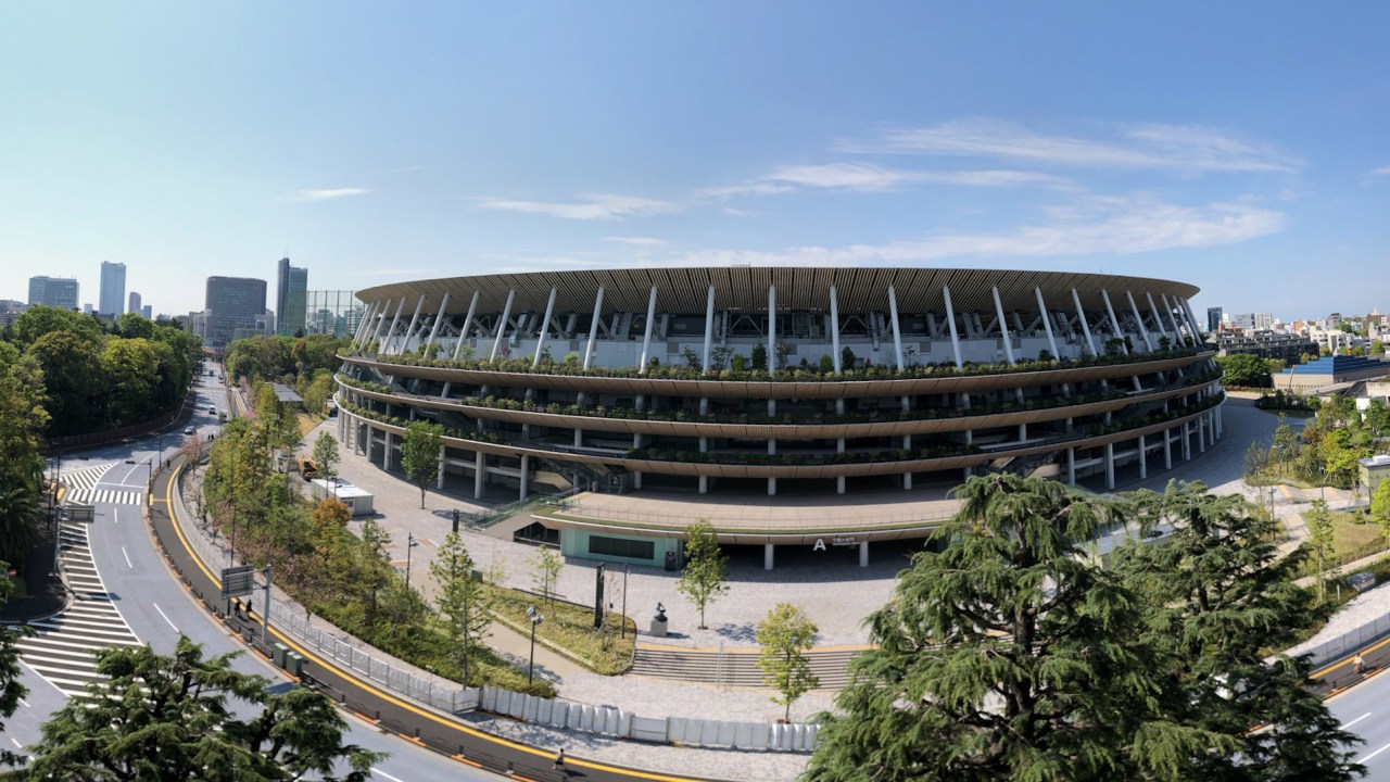 O novo Estádio Nacional, em Tóquio, foi projetado por Kengo Kuma -
