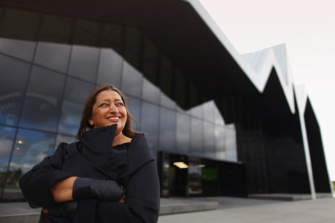 Architect Zaha Hadid Visits Glasgow’s Riverside Museum