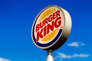 Burger King logo seen at one of its stores in Dourados, Mato