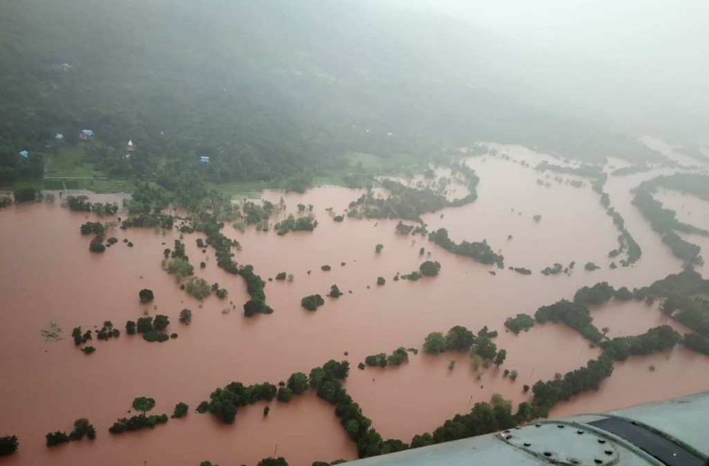 Inundações no estado de Maharashtra, na Índia - 23/07/2021
