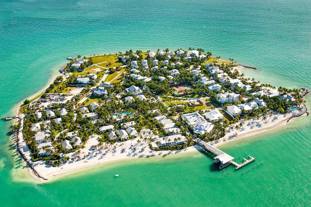 Tank Island, Sunset Key, Key West Florida AMEAÇA - Key West, Flórida: o avanço das marés inunda as ruas com frequência -