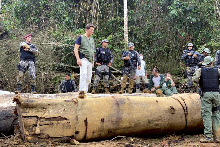 ANTES DA QUEDA - Salles na Amazônia: pedido de remoção de Saraiva -