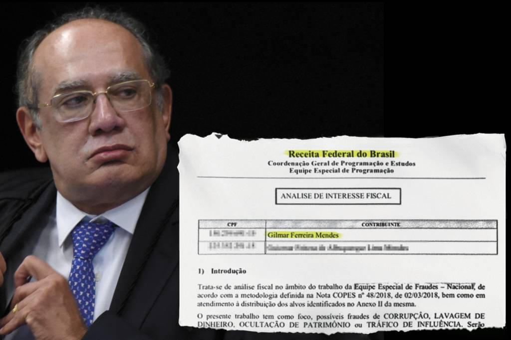 ESTADO PARALELO - O ministro Gilmar Mendes: ele, sua esposa, seus parentes e até a mãe, já falecida, foram enredados em uma investigação ilegal da Receita Federal -