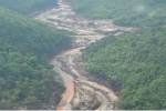 Imagem do desastre Mariana (MG). Região afetada em 2015. Imagem divulgada pela Fundação Renova antes de trabalhos de reflorestamento