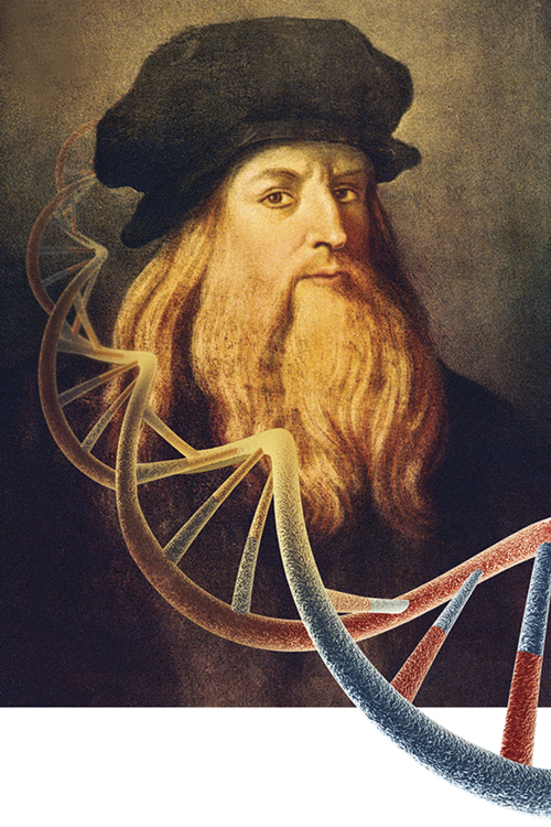 arte-da-vinci-DNA FORA DA CURVA - Da Vinci: respostas para seus dons podem estar nos genes de pessoas comuns -