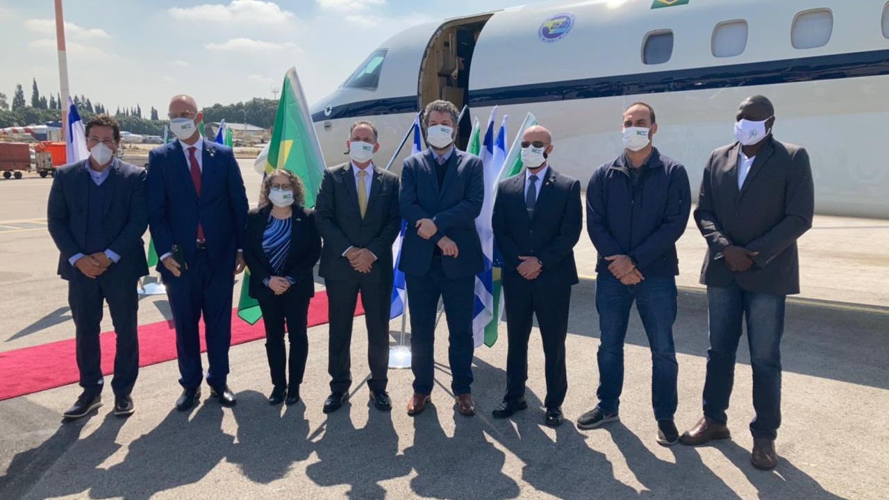 Comitiva brasileira viajou a Israel em março sob o comando do ex-chanceler Ernesto Araújo