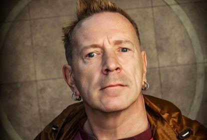 O vocalista do Sex Pistols, Johnny Rotten