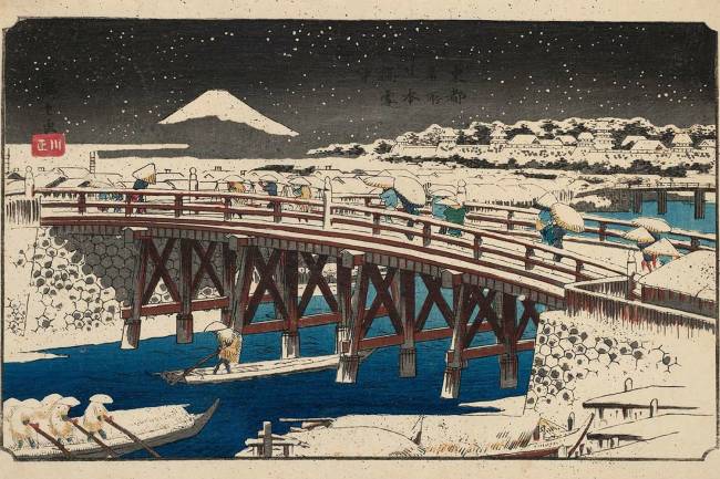 Ponte Nihonbashi na neve -