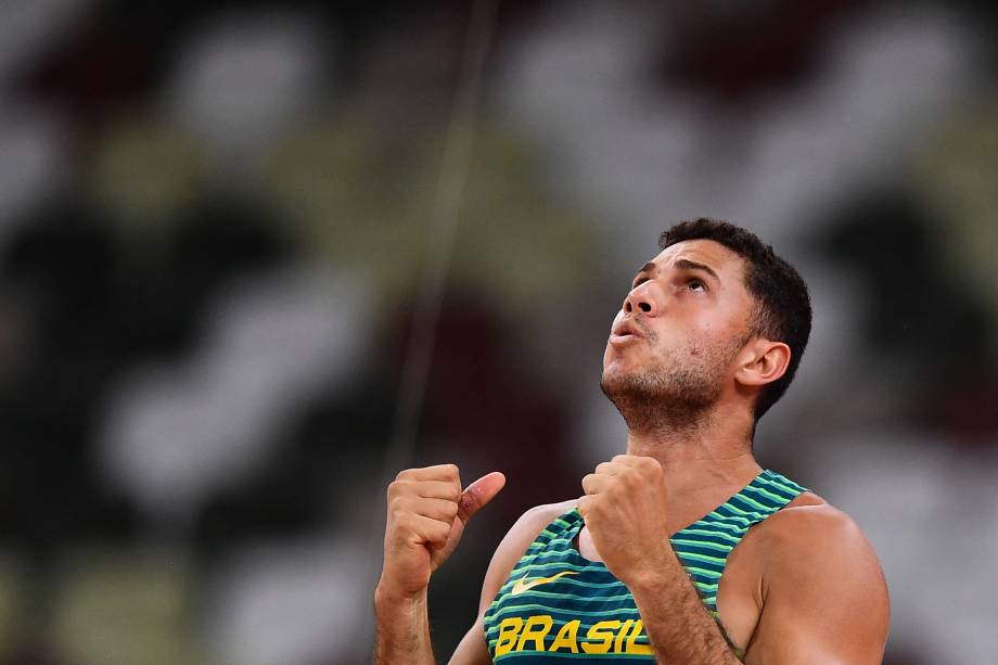 Thiago Braz garantiu a medalha de bronze -