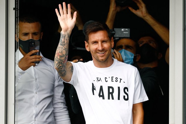 Novo reforço, Messi em sua primeira aparição em Paris -