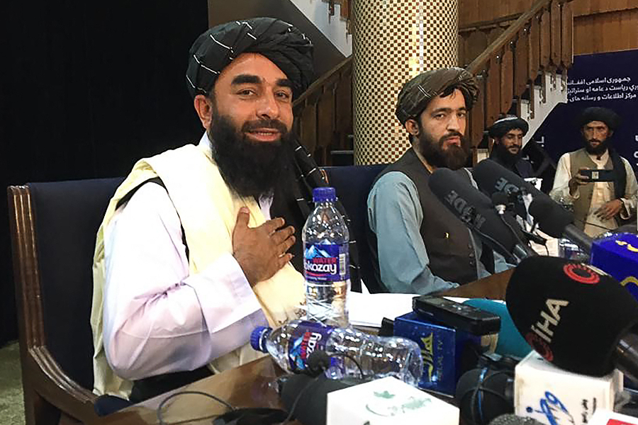 Talibã - Afeganistão - Zabihullah Mujahid