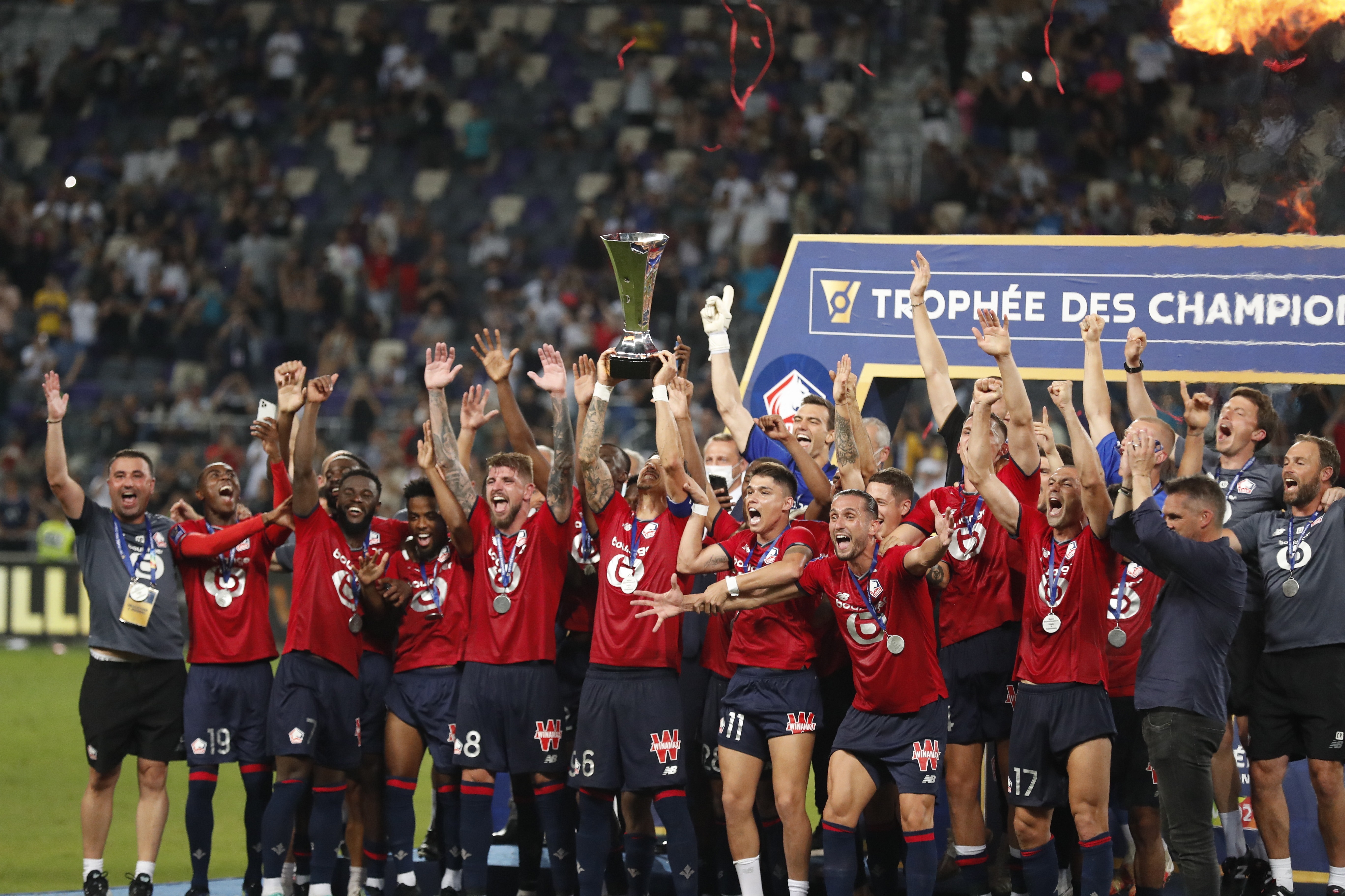 O Lille foi campeão da Supercopa da França